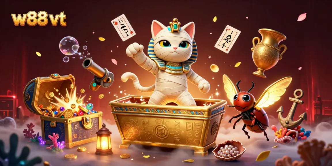 Trải nghiệm cá cược đỉnh cao cùng w88 vt, nơi những trò chơi huyền bí xuất hiện.