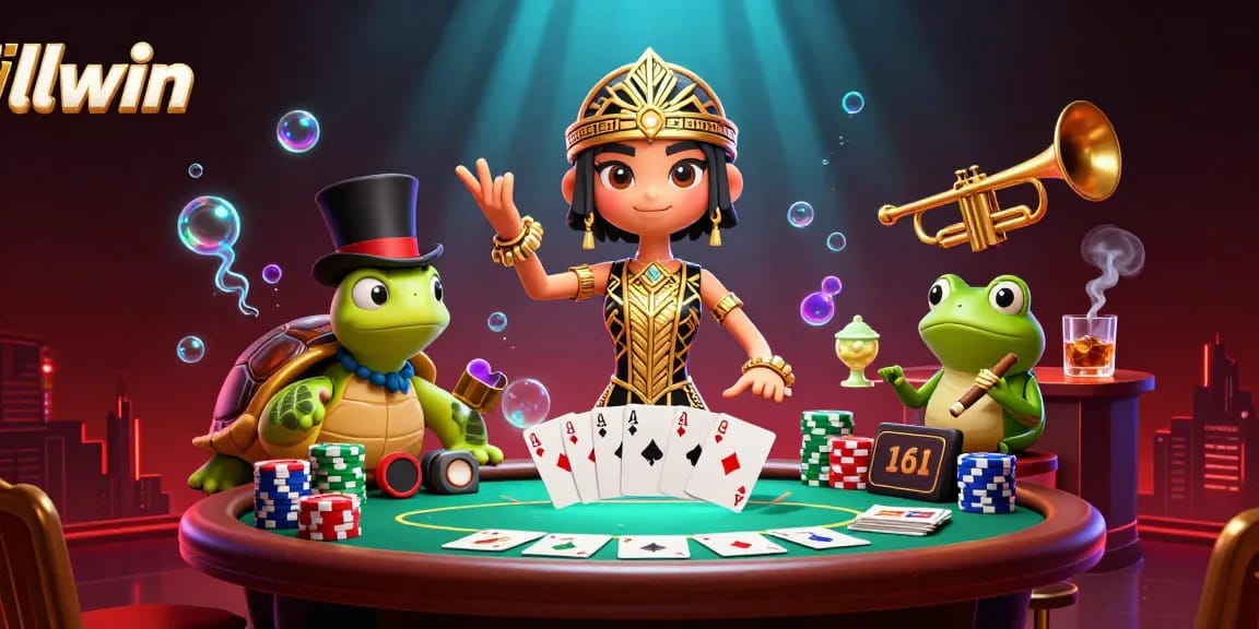 Engage with llwin's vibrant casino scene filled with unique characters and dynamic gaming elements.
