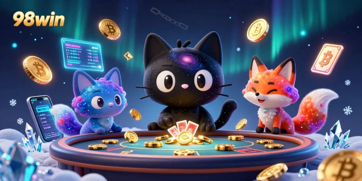 Experience thrilling gameplay and vibrant visuals with 98win in a cosmic casino atmosphere.