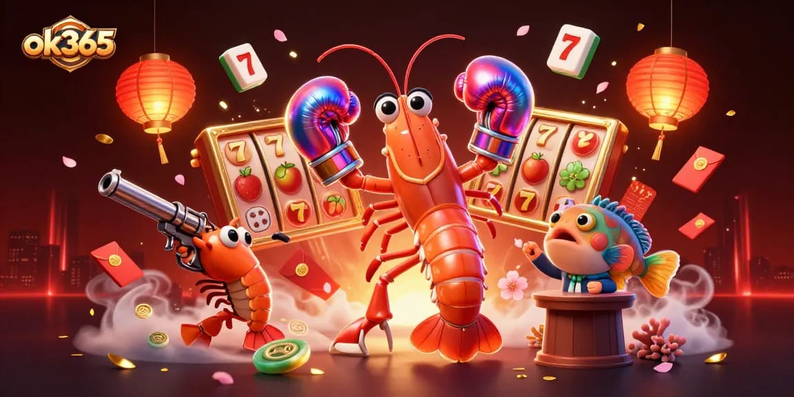 Experience thrilling jackpots at ok365 with vibrant 3D characters and gambling elements, ideal for gamers.