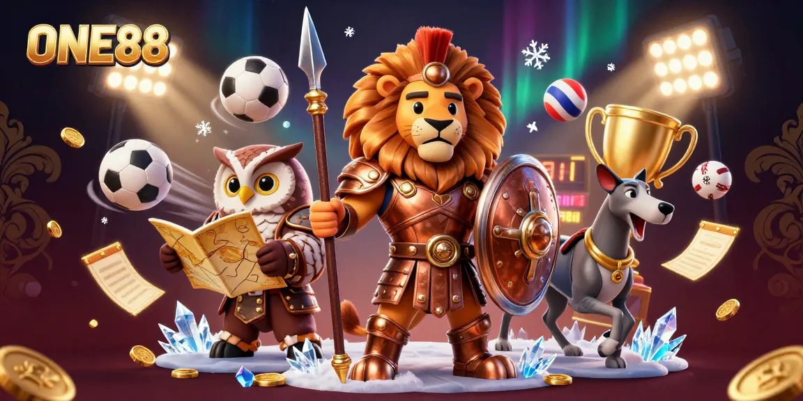 Engage in high-stakes gaming experience with ONE88's dynamic sports betting illustrations.