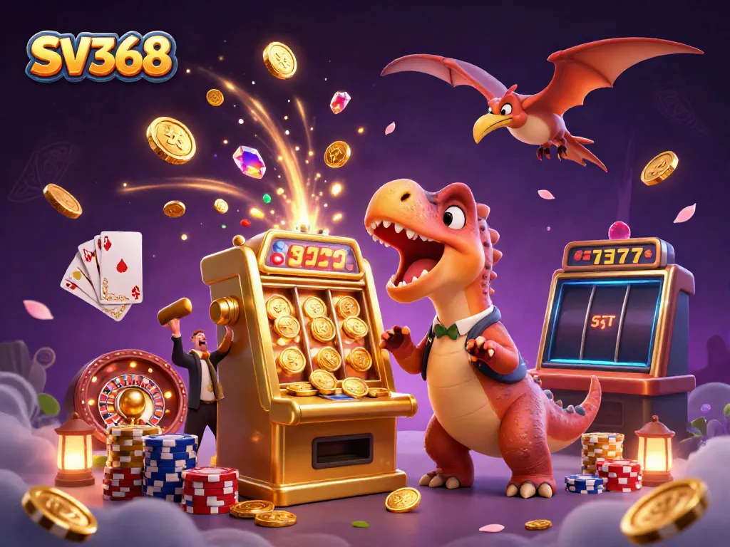 Catch the excitement at SV368 as a pachycephalosaurus hits the jackpot!