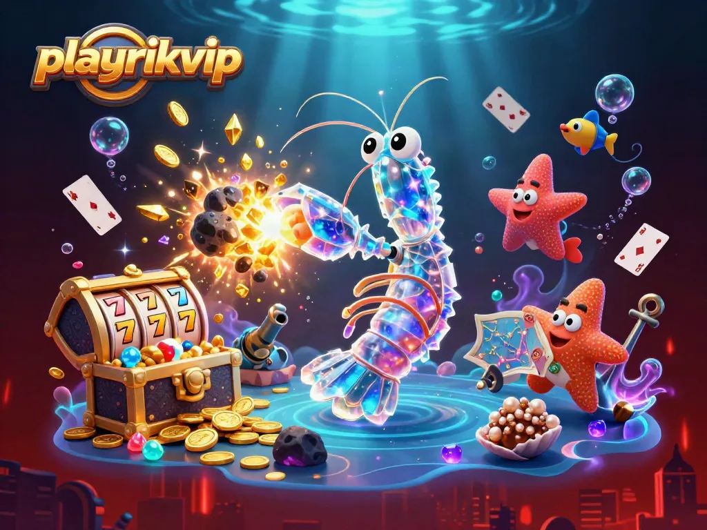 Experience exciting wins with playrikvip's thrilling gameplay and vibrant casino features in a captivating scene.