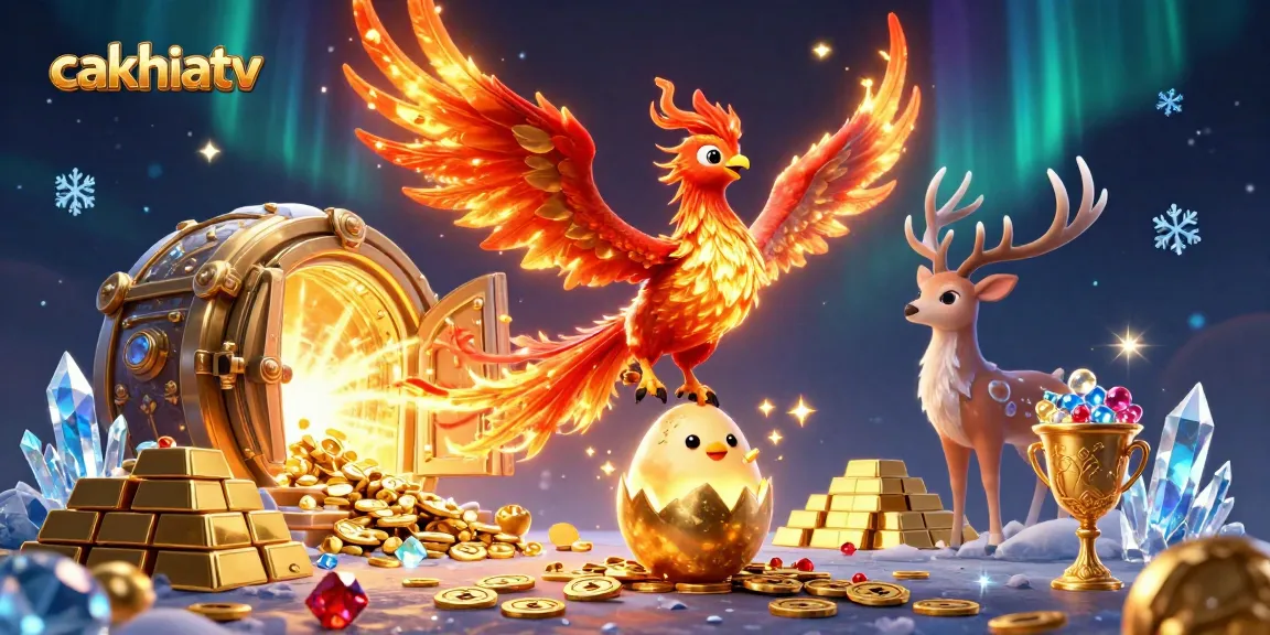 Cakhiatv players soar through golden treasures, experiencing thrilling real-time casino action