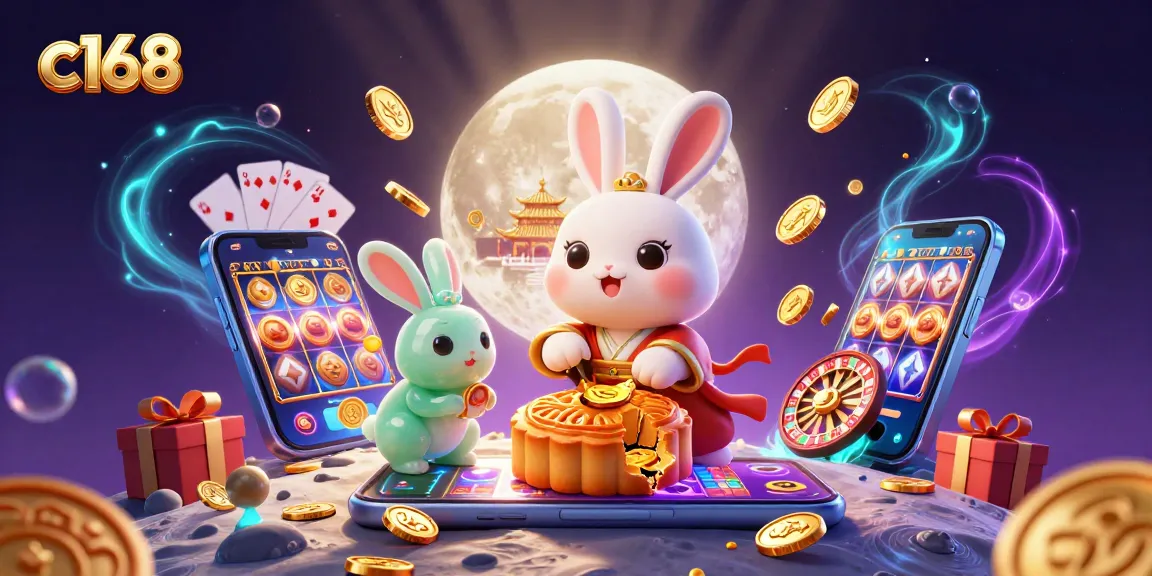 Experience exciting gambling adventures with c168 amidst vibrant casino elements and folklore characters.