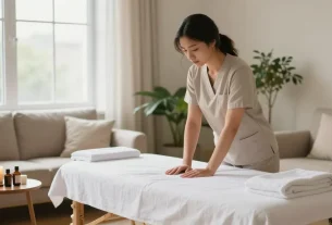 성남출장마사지 전문가가 준비하는 편안한 마사지 환경의 모습