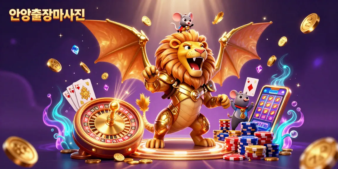 Experience the excitement of 안양출장마사지 with dynamic casino elements and vivid illustrations.